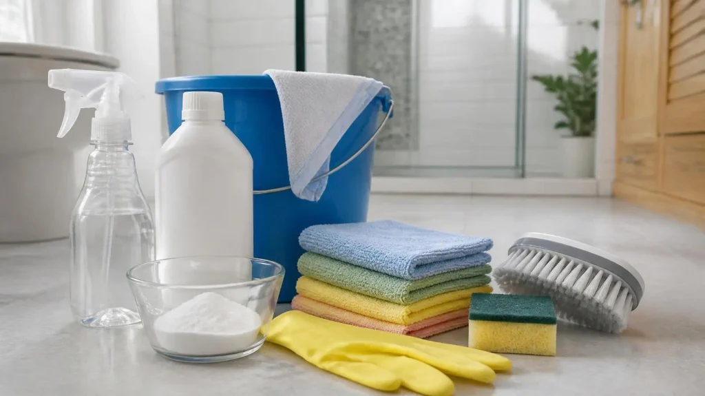 bathroom deep cleaning