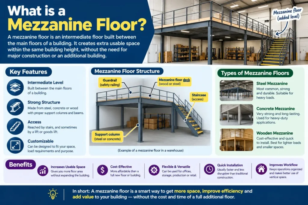 Current image: What Is a Mezzanine Floor